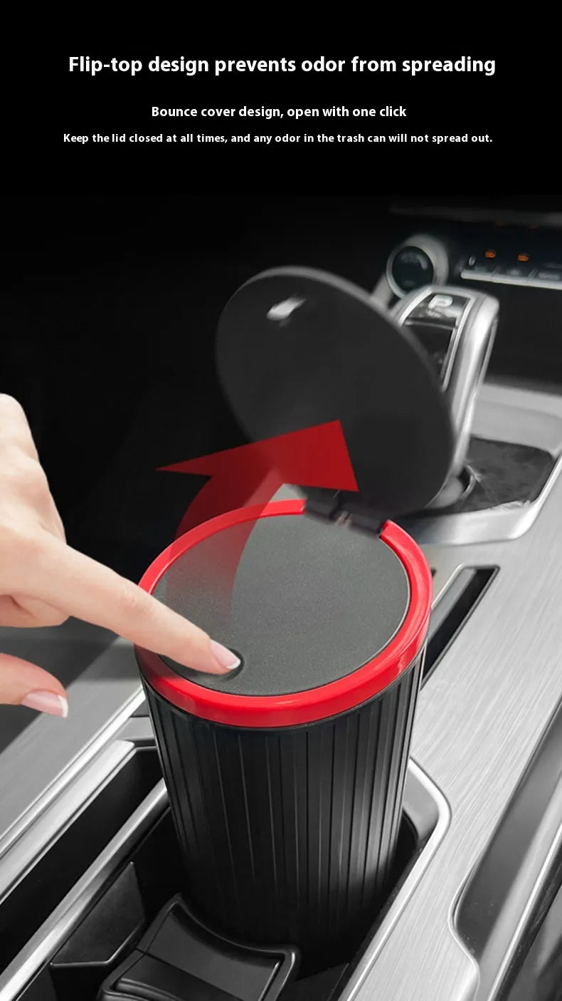 Auto-Mülleimer für Getränkehalter – Kompakt & Praktisch