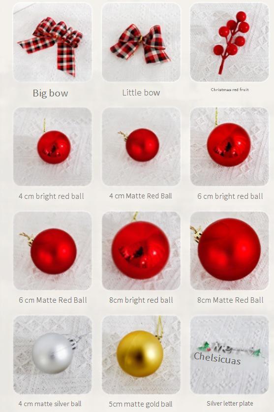 Weihnachtsbaum 180 cm mit Schnee-Effekt & LED – Künstliche Tanne mit roter Deko