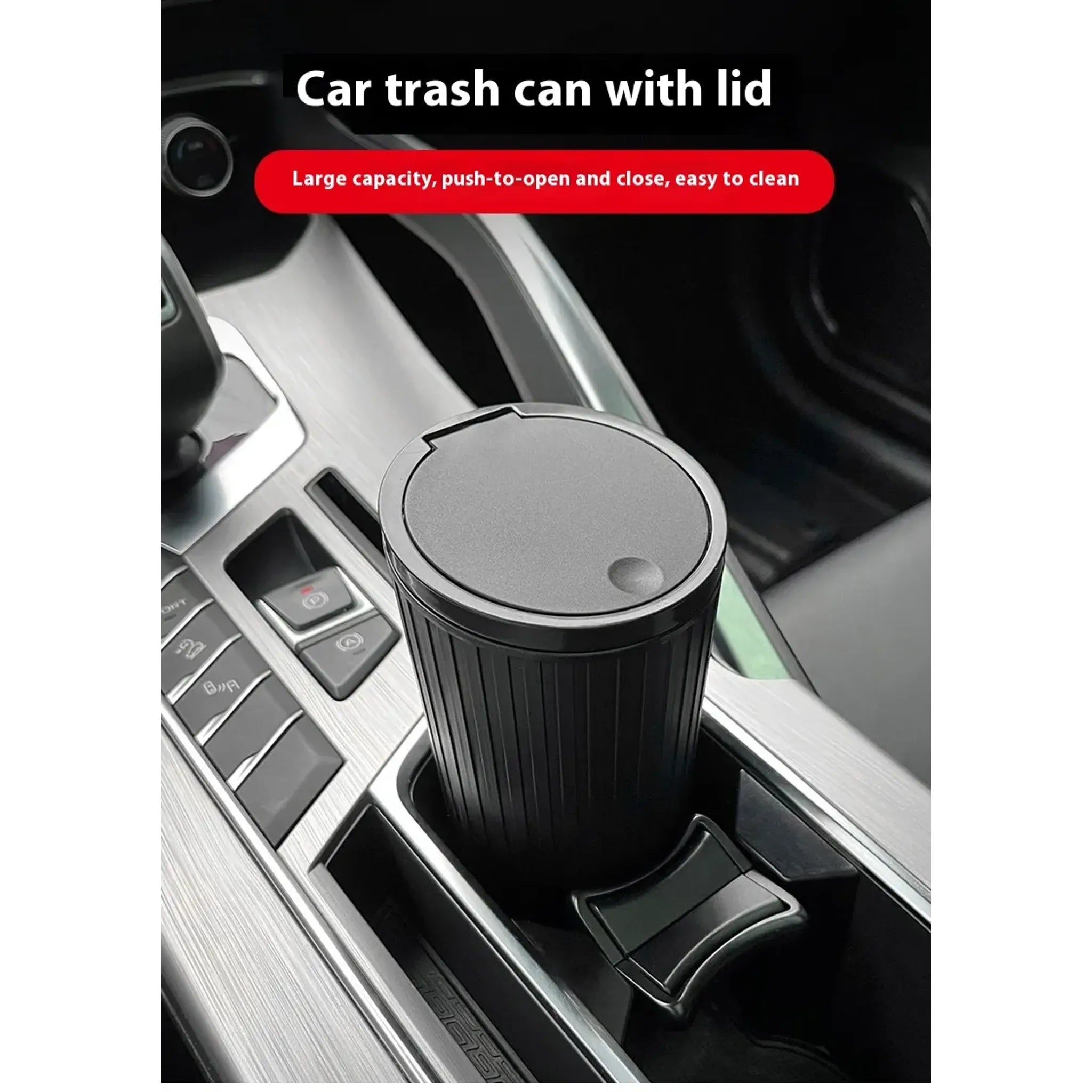 Auto-Mülleimer für Getränkehalter – Kompakt & Praktisch