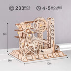 ROKR Marble Machine – Holz-Murmelbahn