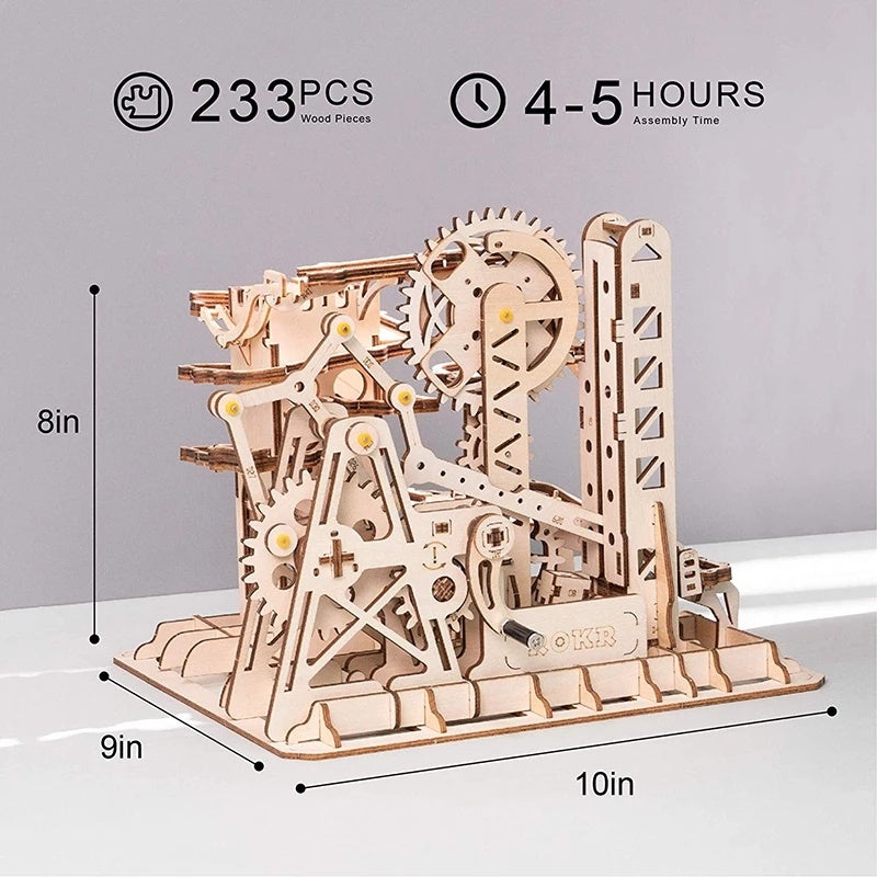 ROKR Marble Machine – Holz-Murmelbahn