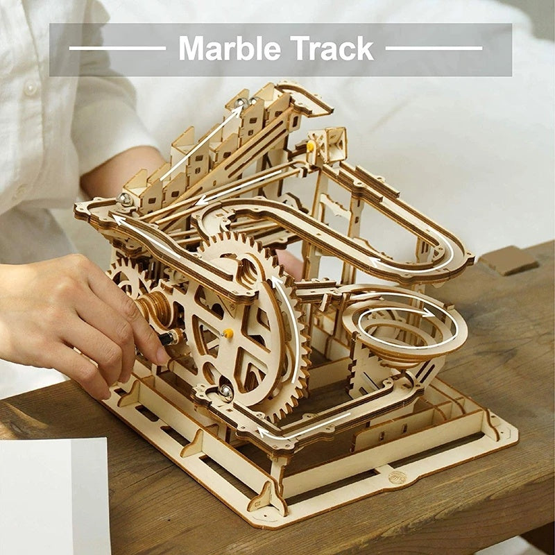 ROKR Marble Machine – Holz-Murmelbahn
