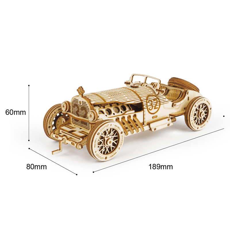 Robotime ROKR Grand-Prix-Car / Dampflok / Jeep / Truck