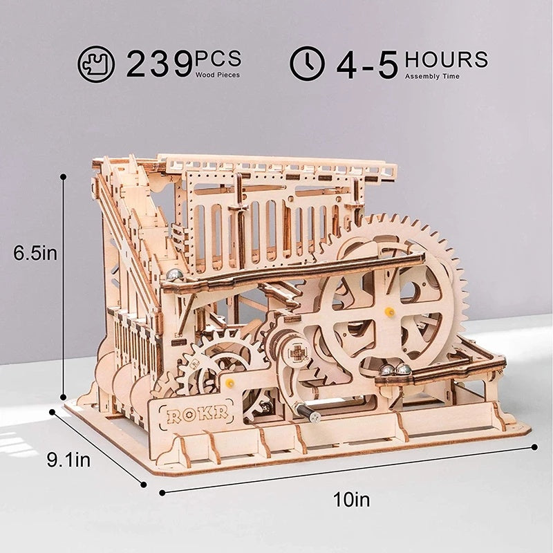 ROKR Marble Machine – Holz-Murmelbahn