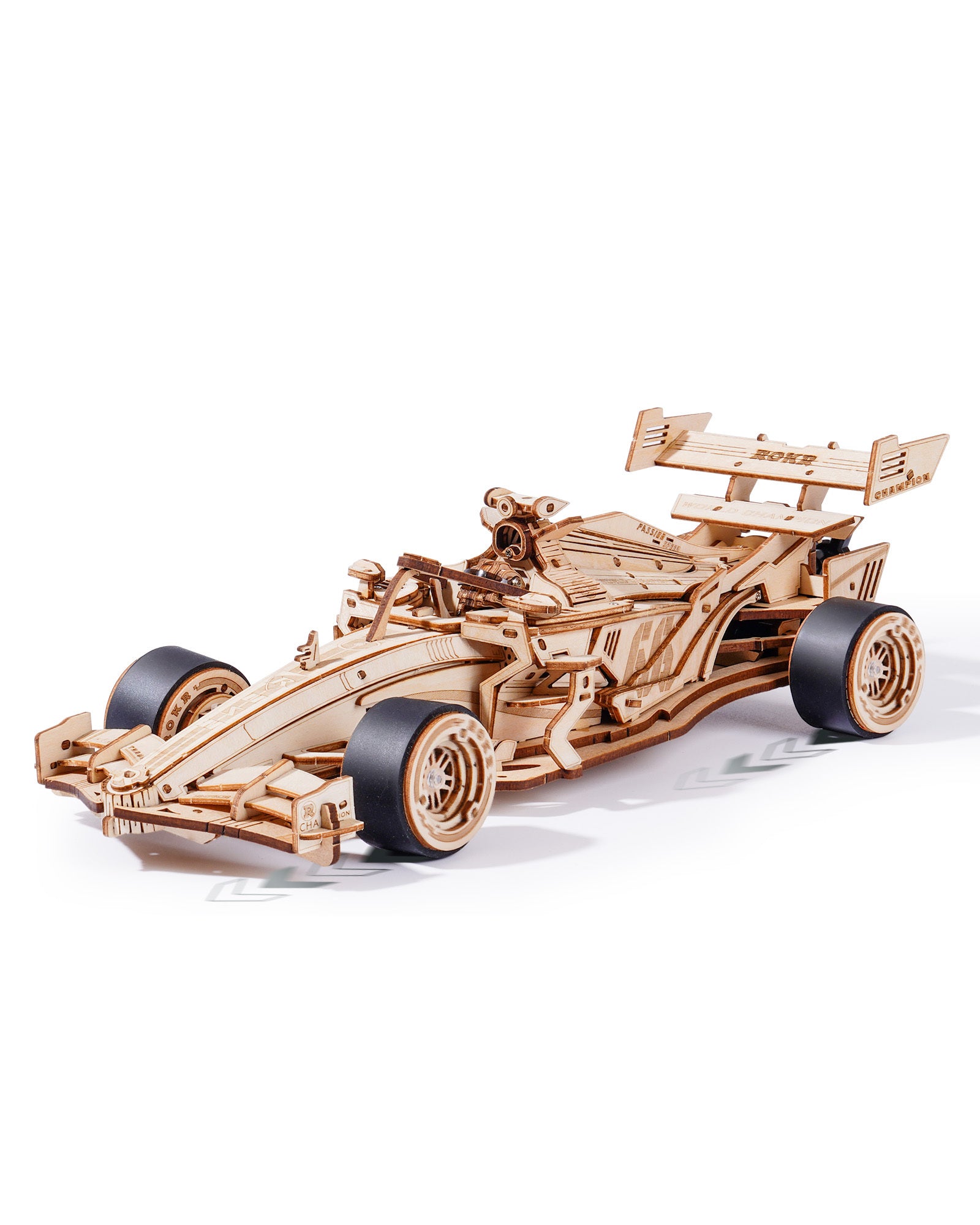 WoodRacer Pro – Mechanischer 3D Rennwagen