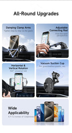 Awei X72 Handyhalterung Auto – Smartphone Halter mit Saugnapf 360° drehbar