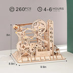ROKR Marble Machine – Holz-Murmelbahn