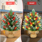 Mini Weihnachtsbaum 60 cm mit LED – Künstlicher Tannenbaum Deko