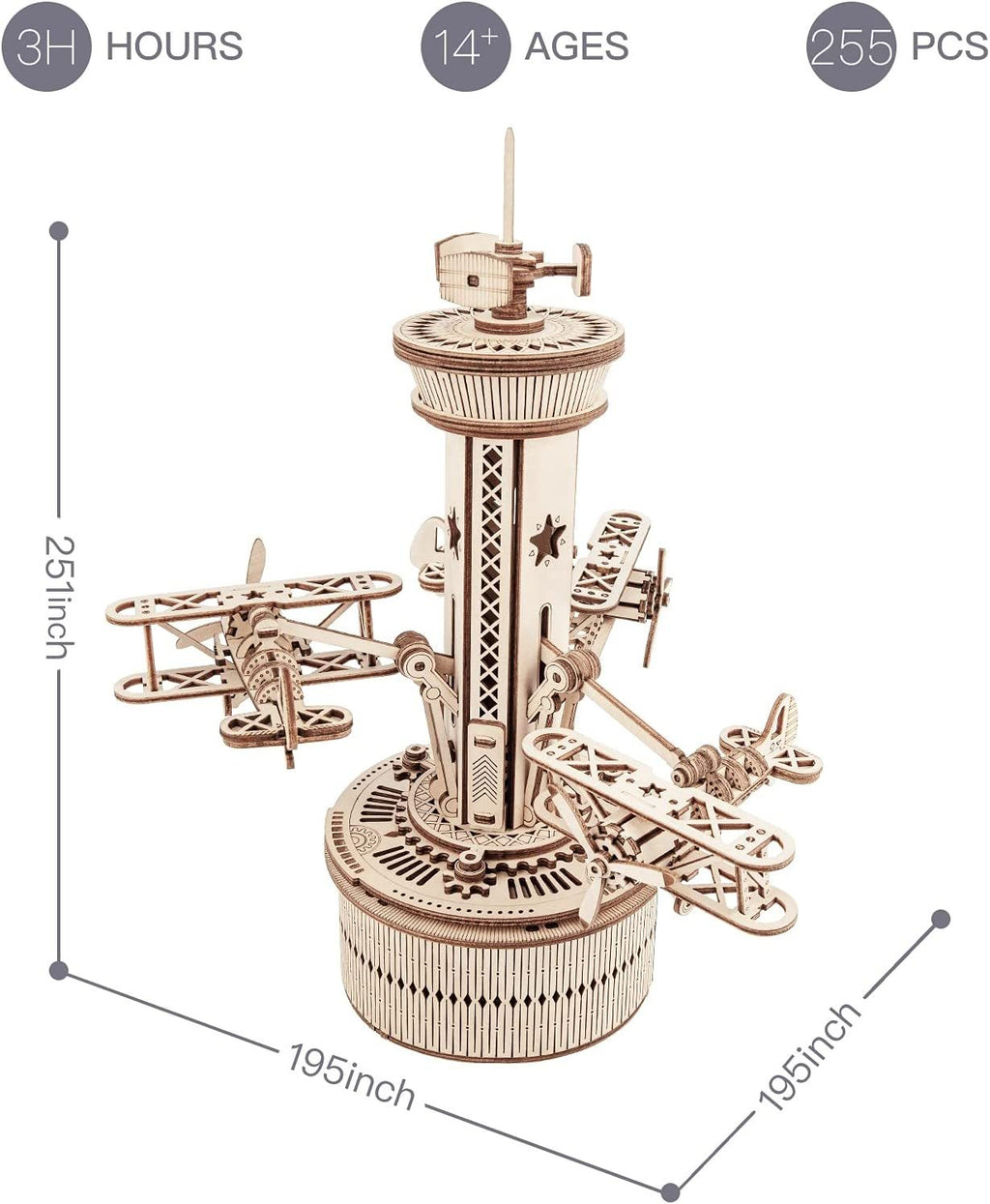 Robotime Rokr 3D Sky Carousel Tower