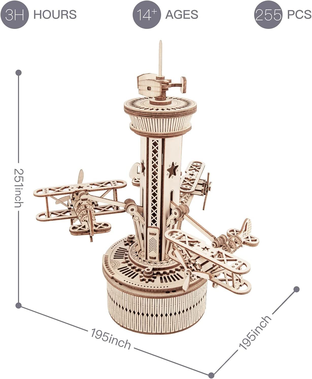 Robotime Rokr 3D Sky Carousel Tower