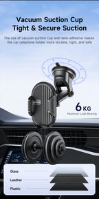 Awei X72 Handyhalterung Auto – Smartphone Halter mit Saugnapf 360° drehbar