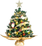 Mini Weihnachtsbaum mit LED – Künstliche Tanne klein für Tisch & Deko