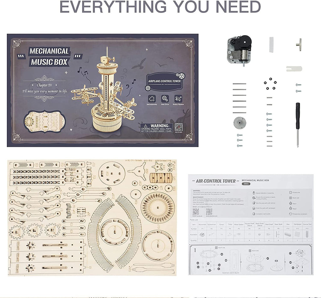 Robotime Rokr 3D Sky Carousel Tower